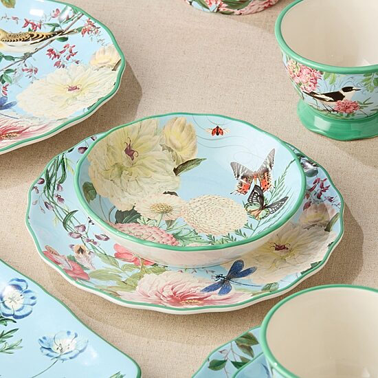 Certified International Flora 4-pc. Ceramic Soup Bowl