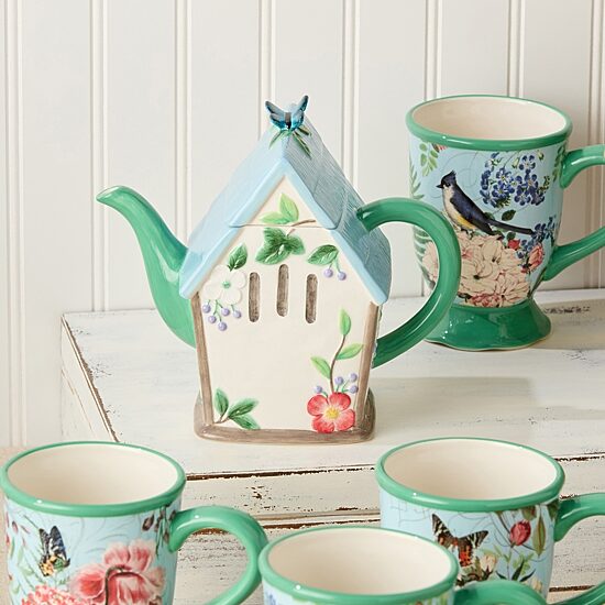 Certified International Flora Serving Pitcher