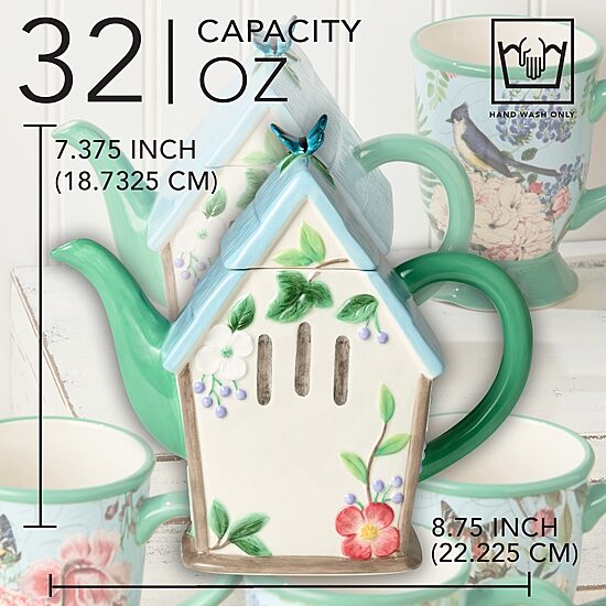 Certified International Flora Serving Pitcher