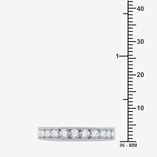 (I-J / I2) Womens 4MM 1 CT. T.W. Natural White Diamond 14K Gold Wedding Band