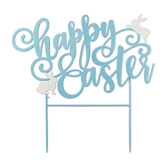 Glitzhome 24" Metal Easter Yard Art
