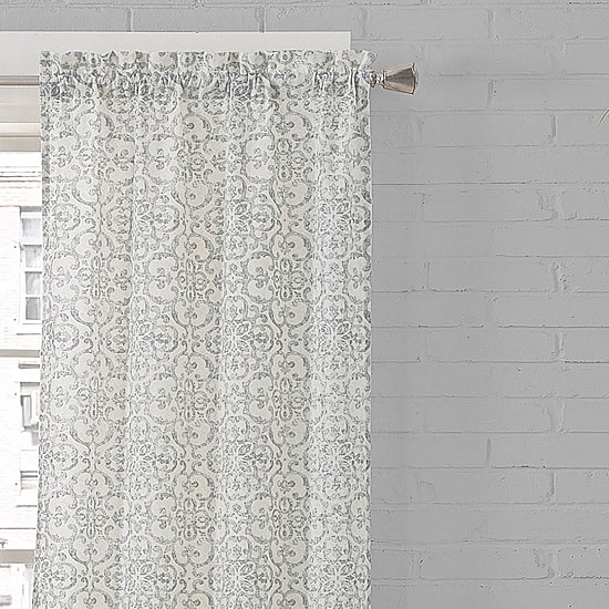 Pairs To Go Brockwell Rod Pocket Light-Filtering Set of 2 Curtain Panel