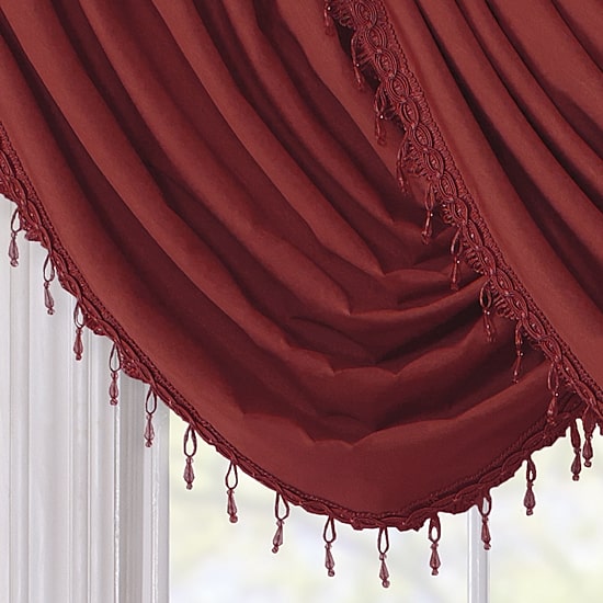 Max Blackout Mystique Rod Pocket Waterfall Valance