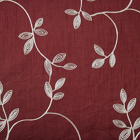 Max Blackout Mystique Grommet Top Embroidered 100% Blackout Single Curtain Panel