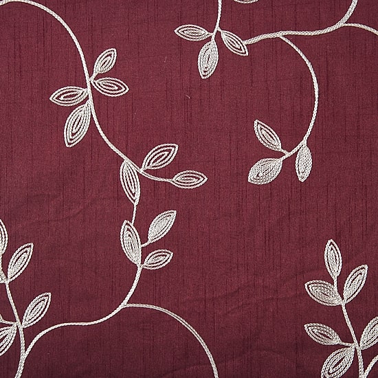 Max Blackout Mystique Rod Pocket Embroidered 100% Blackout Single Curtain Panel