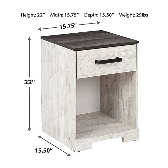 Signature Design by Ashley® Shawburn Bedroom Collection 1-Drawer Nightstand