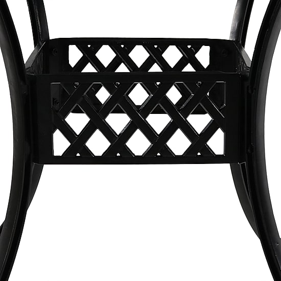 Sunnydaze Dining Collection Weather Resistant Metal Side Table