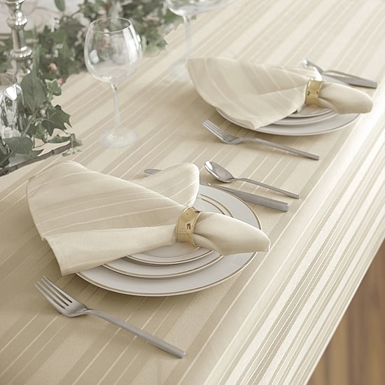 Threadmade Denley Stripe Jacquard 4-pc. Napkins