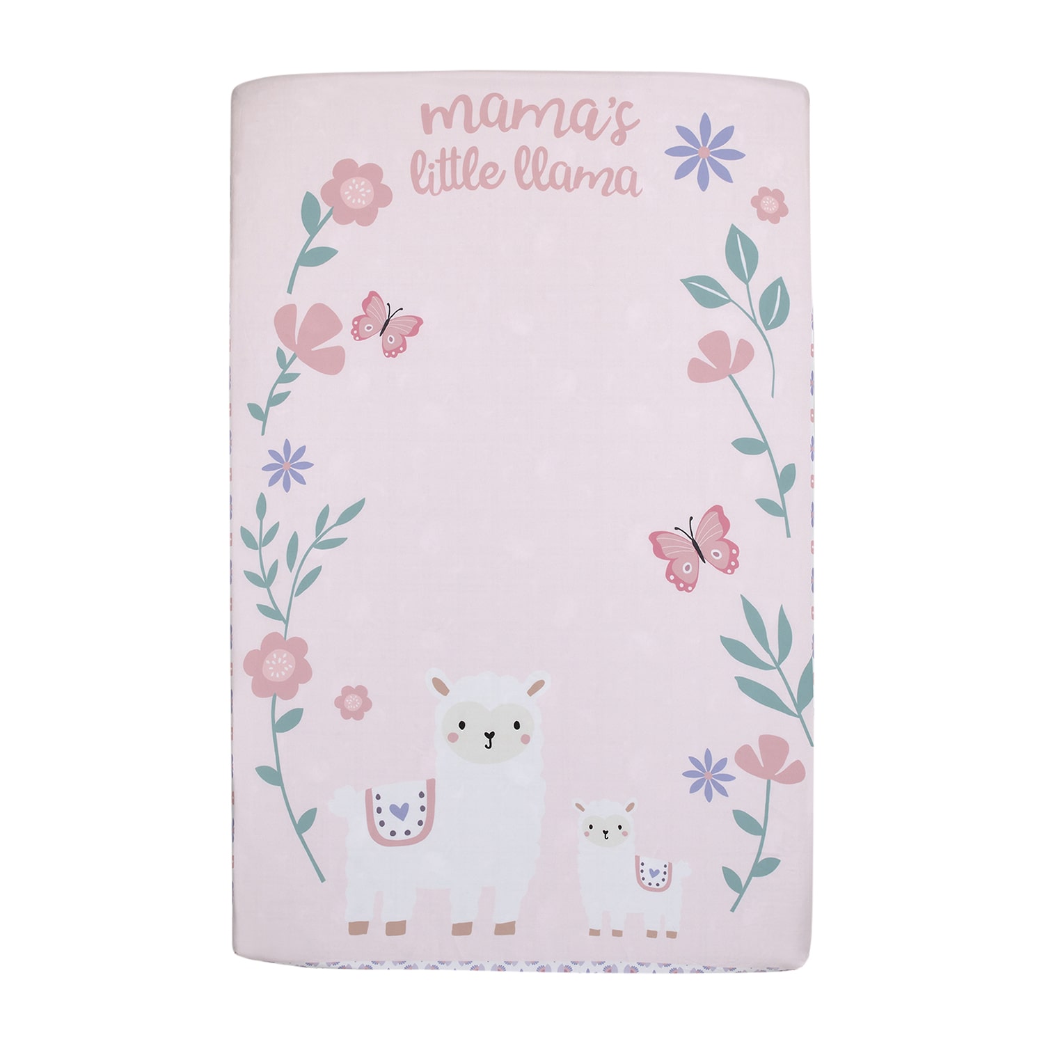 Nojo Mamas Little Llama Mini Crib Sheet