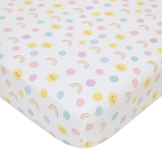 Nojo Sunshine And Rainbow 4-pc. Crib Bedding Set