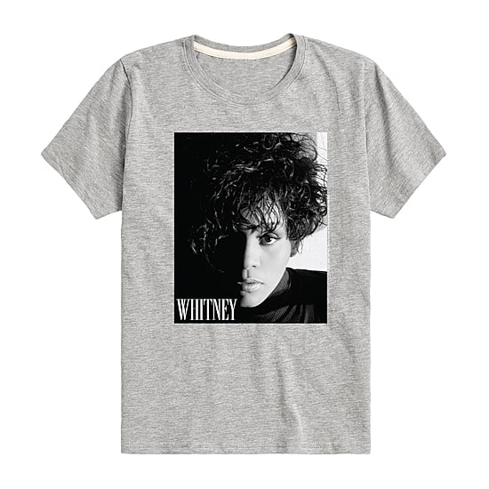 Little & Big Kid Boys Crew Neck Short Sleeve Regular Fit Whitney Houston Graphic T-Shirt