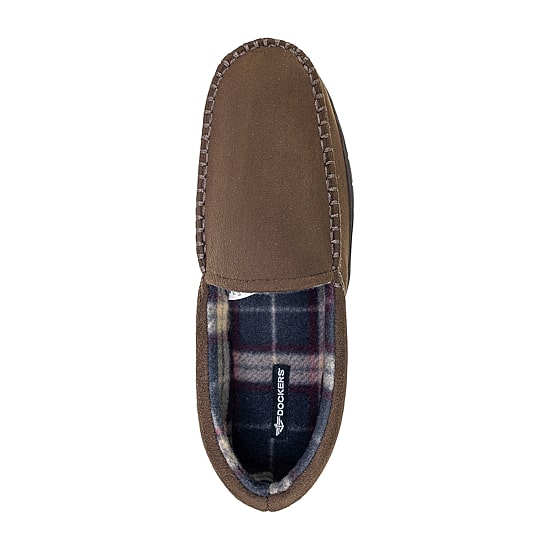 Dockers Mens Fleece Lined Venetian Moccasin Slippers
