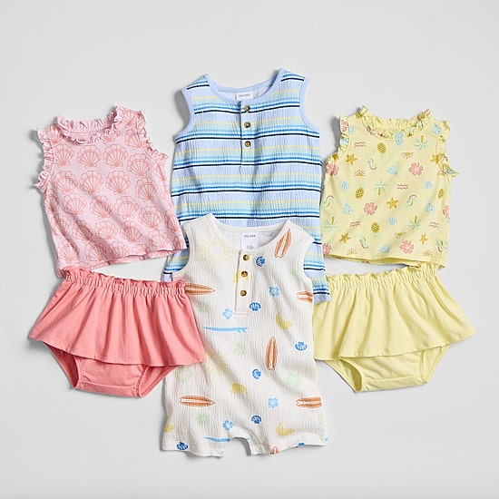 Okie Dokie Baby Boys Sleeveless Romper