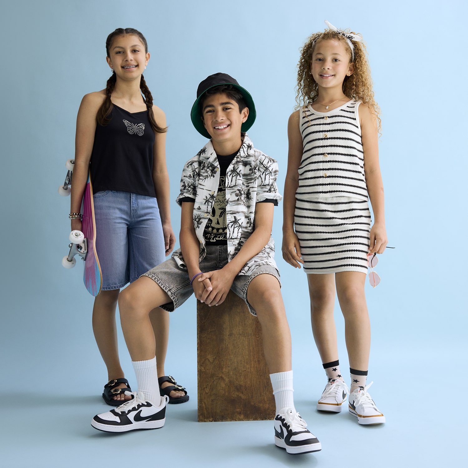 Thereabouts Little & Big Kid Girls Scoop Neck Sleeveless Tank Top