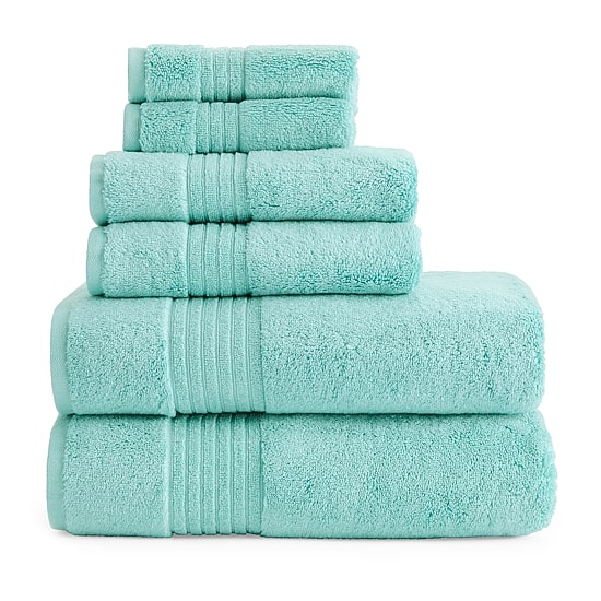 Liz Claiborne Signature Plush Solid 6-pc. Towel Set