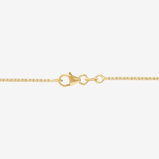 Womens 14K Gold 18 Inch Chain Necklace