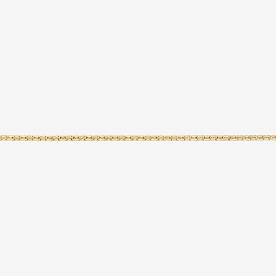 Womens 14K Gold 18 Inch Chain Necklace