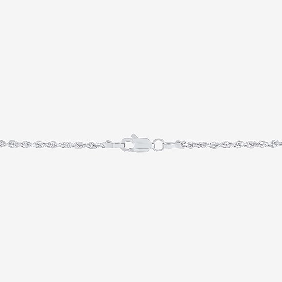 Womens 14K Gold 18 Inch Rope Chain Necklace
