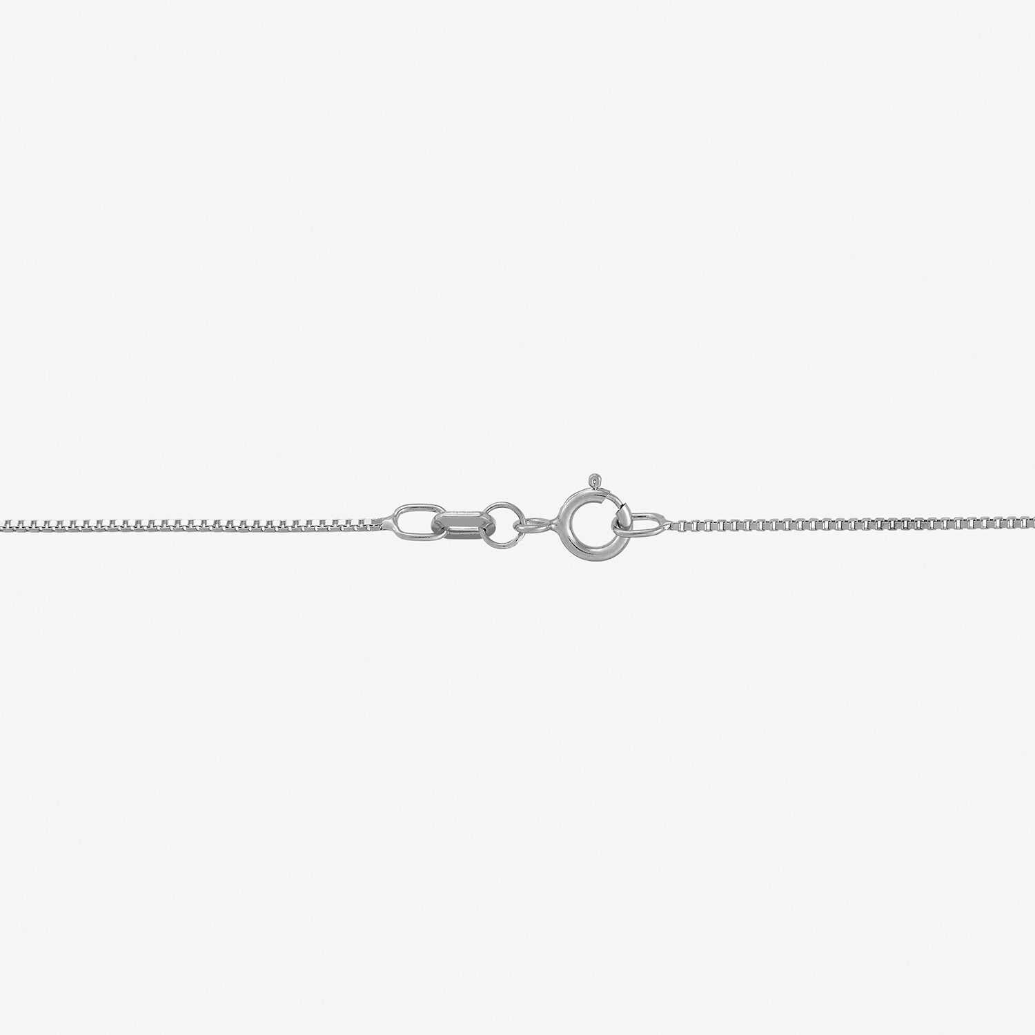 Womens 14K Gold Inch Box Chain Necklace