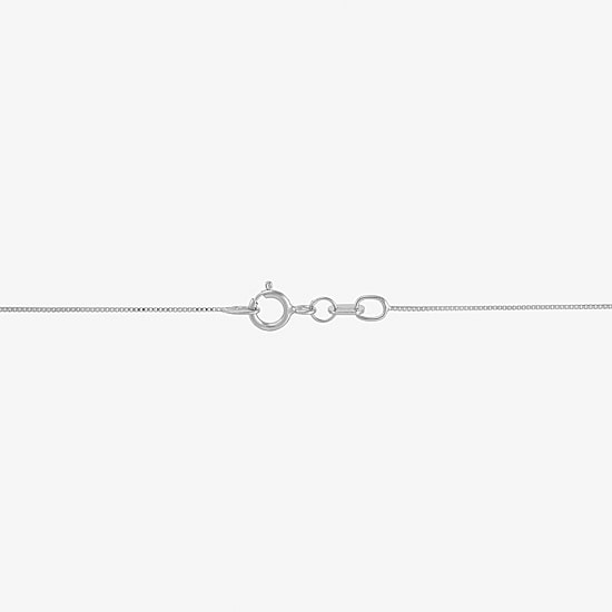 Womens 14K Gold 16 Inch Box Chain Necklace