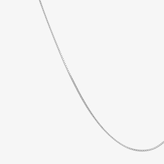 Womens 14K Gold 16 Inch Box Chain Necklace