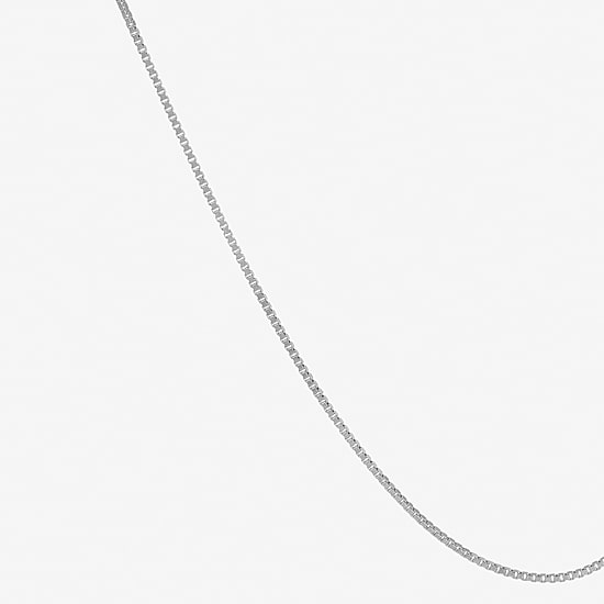 Womens 14K Gold 20 Inch Box Chain Necklace