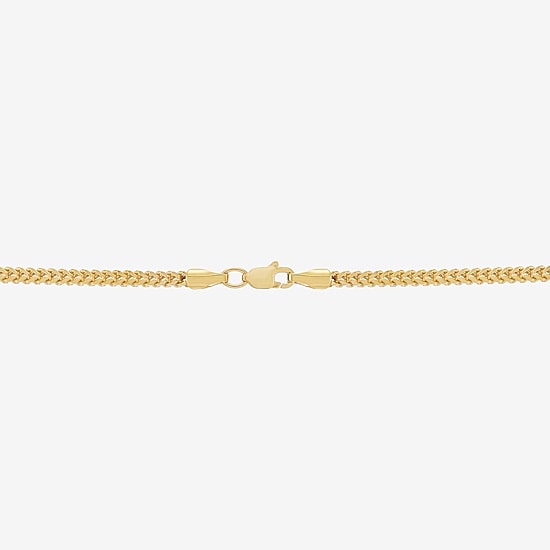 Womens 14K Gold 22 Inch Chain Necklace