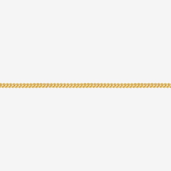 Womens 14K Gold 22 Inch Chain Necklace