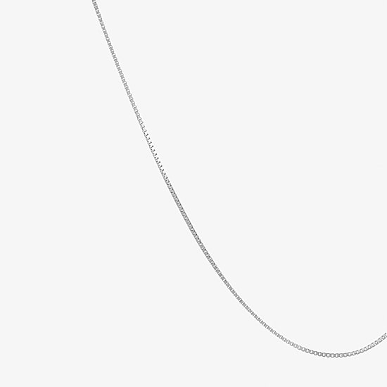 Womens 14K Gold 20 Inch Box Chain Necklace