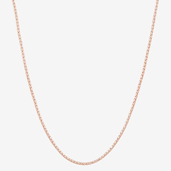 Womens 14K Gold 18 Inch Chain Necklace