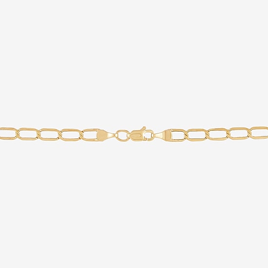 Unisex Adult 14K Gold 22 Inch Curb Chain Necklace
