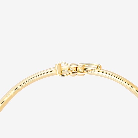 Womens 14K Gold Bangle Bracelet