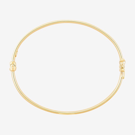 Womens 14K Gold Bangle Bracelet