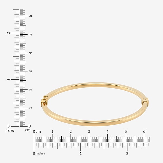 Womens 14K Gold Bangle Bracelet
