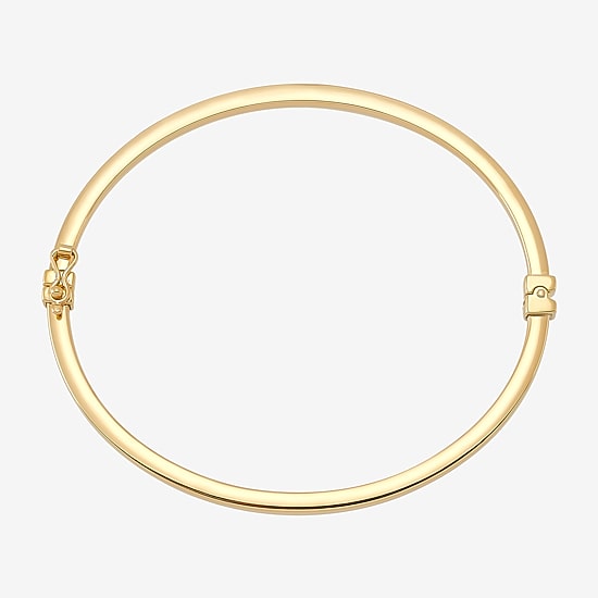 Womens 14K Gold Bangle Bracelet