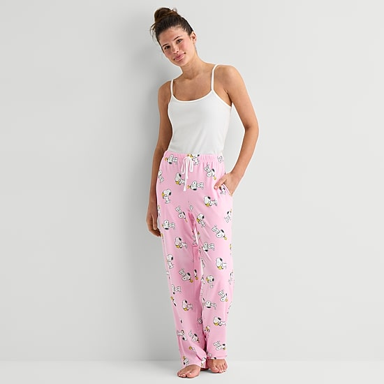 Disney Mjc Womens Peanuts Snoopy Pajama Pants