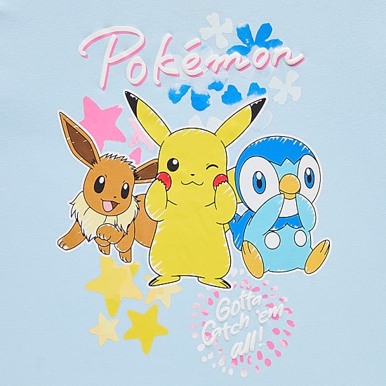 Pokemon Boyfriend Tee Womens Juniors Crew Neck Short Sleeve Loose Fit Pokemon Graphic T-Shirt