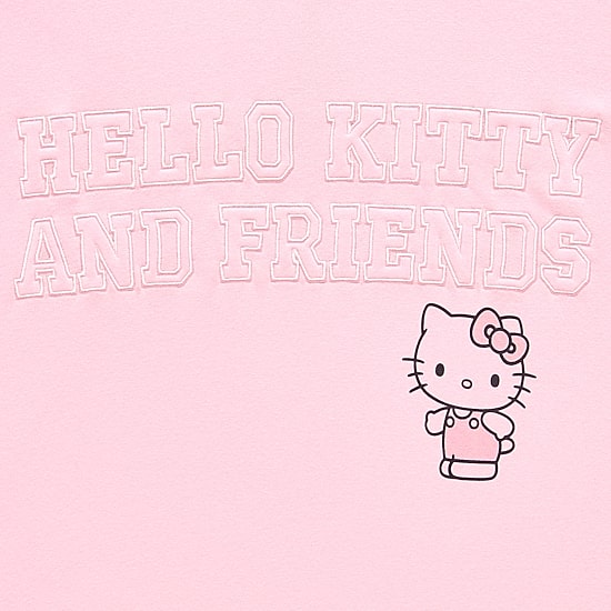 Womens Juniors Mock Neck Long Sleeve Hello Kitty Sweatshirt