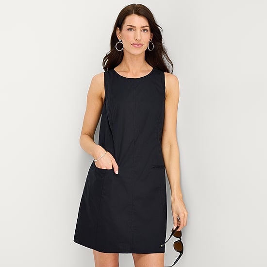 MSK Womens Sleeveless Shirt Dress