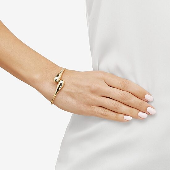 Womens 14K Gold Cuff Bracelet
