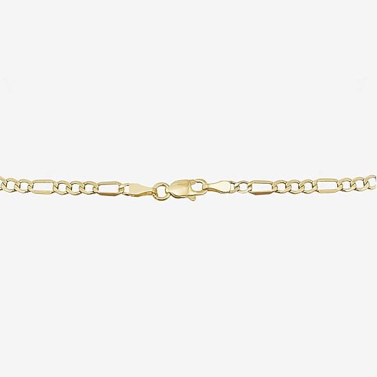 Womens 14K Gold Heart Charm Bracelet