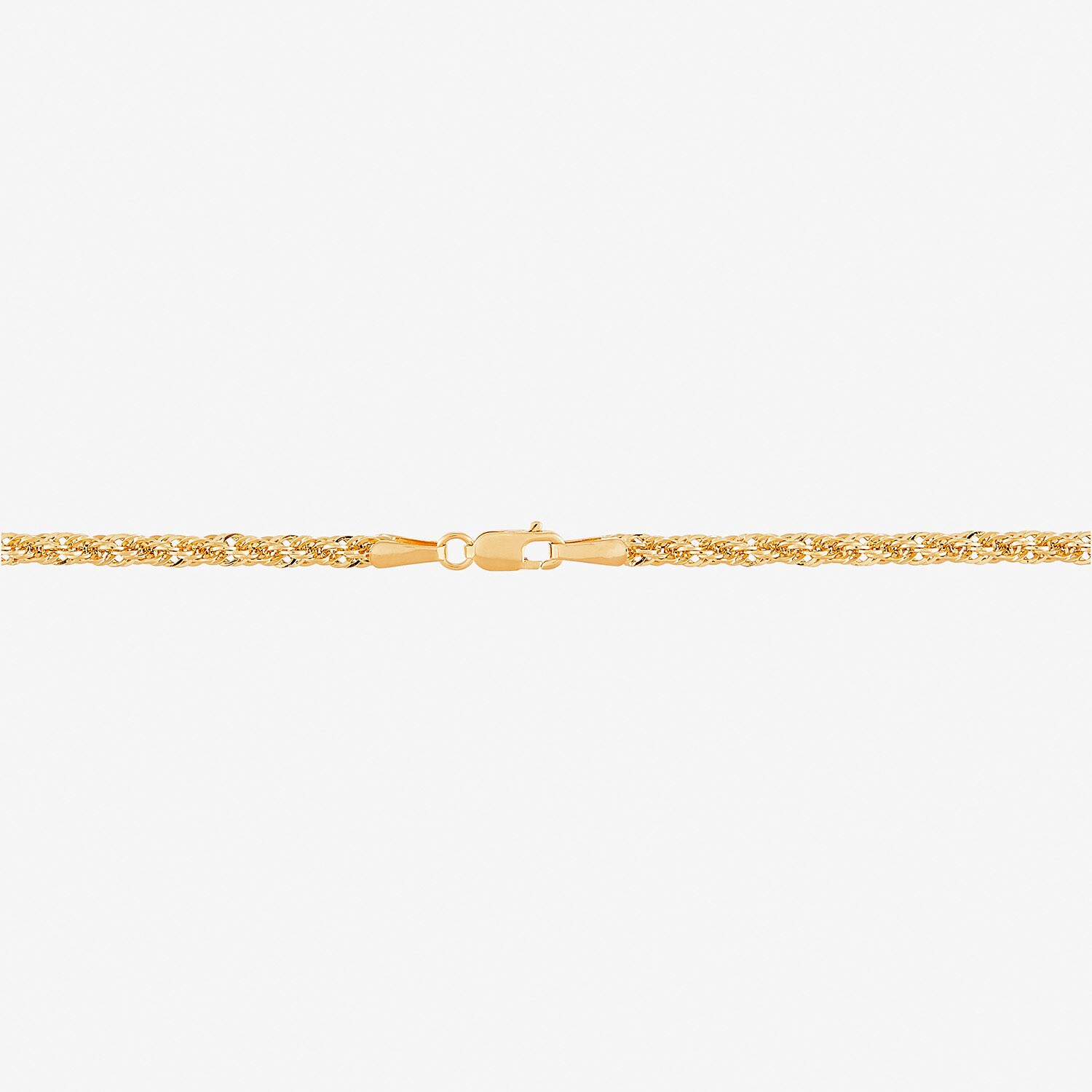 Womens 14K Gold Inch Chain Necklace