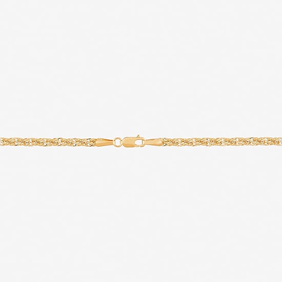 Womens 14K Gold 18 Inch Chain Necklace