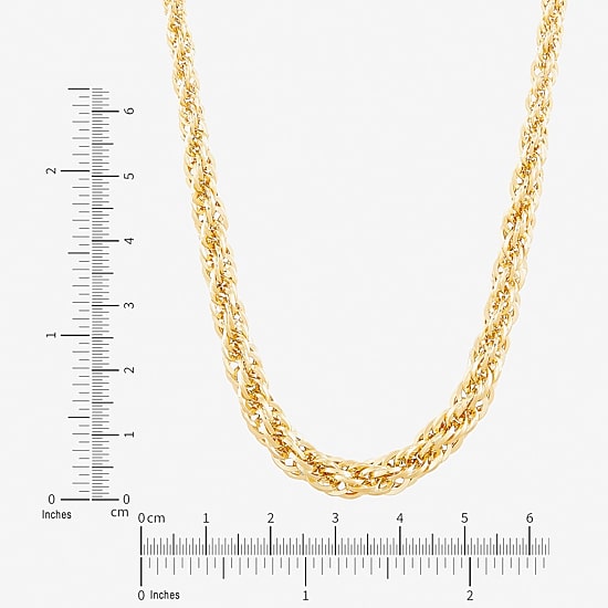 Womens 14K Gold 18 Inch Chain Necklace