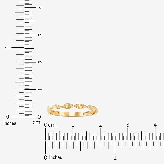 Womens 2MM 10K Gold Band