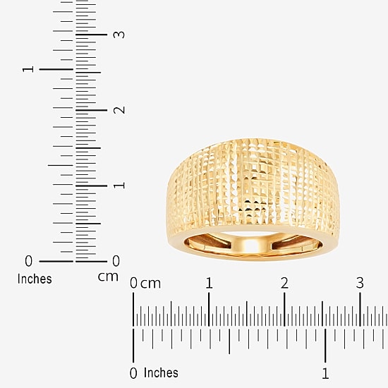 Womens 11.5MM 14K Gold Band