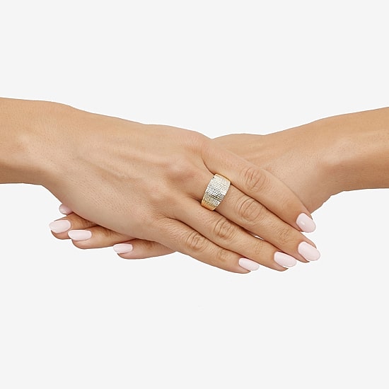 Womens 11.5MM 14K Gold Band