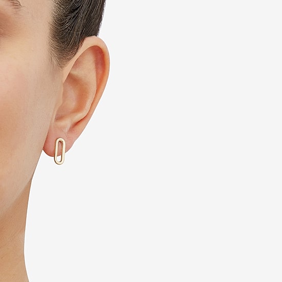 14K Gold 13.8mm Stud Earrings