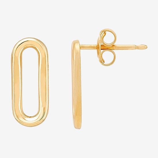 14K Gold 13.8mm Stud Earrings