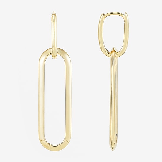 Womens 14K Gold Drop Earrings